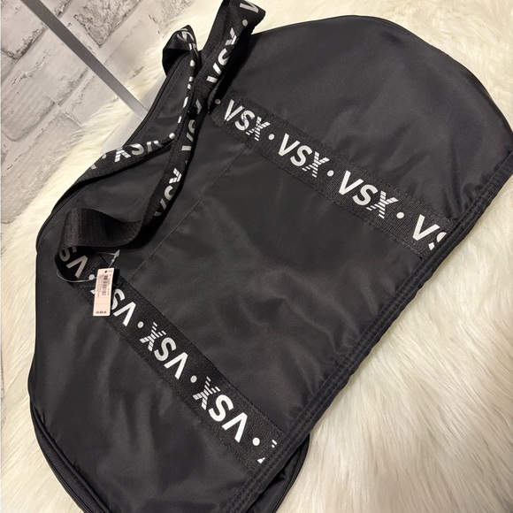 VSX Classic Black Duffel Bag with Logo Straps - Picture 3 of 5